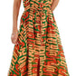 V-neck Elegant Mid-length Dress