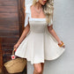 European And American Commuter-Style Evening Dress With Straps