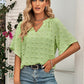 Women's Casual Solid Color Fur Ball Top