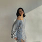 New European And American Style Slit Tie Dress Slimming