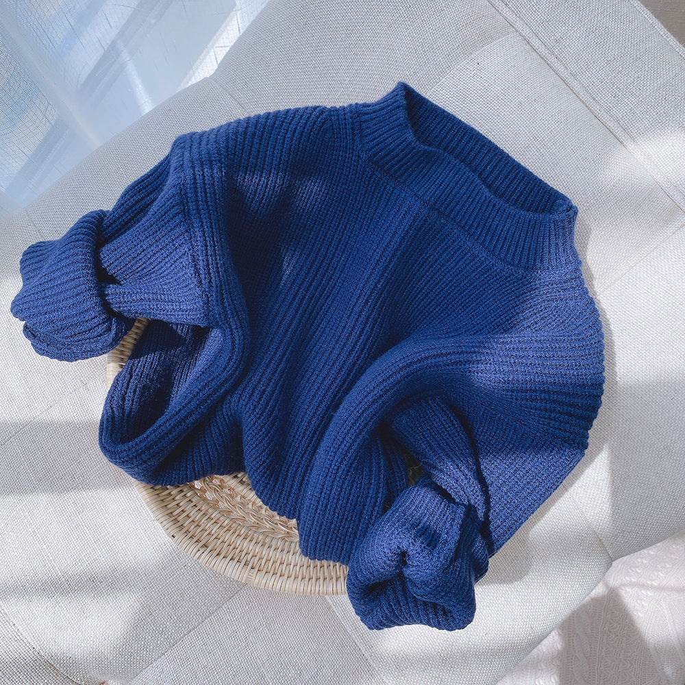 Pull ample et décontracté de style étranger pour fille, couleur bonbon, nouvelle collection