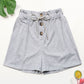 Short de sport décontracté taille haute élastique pour femme