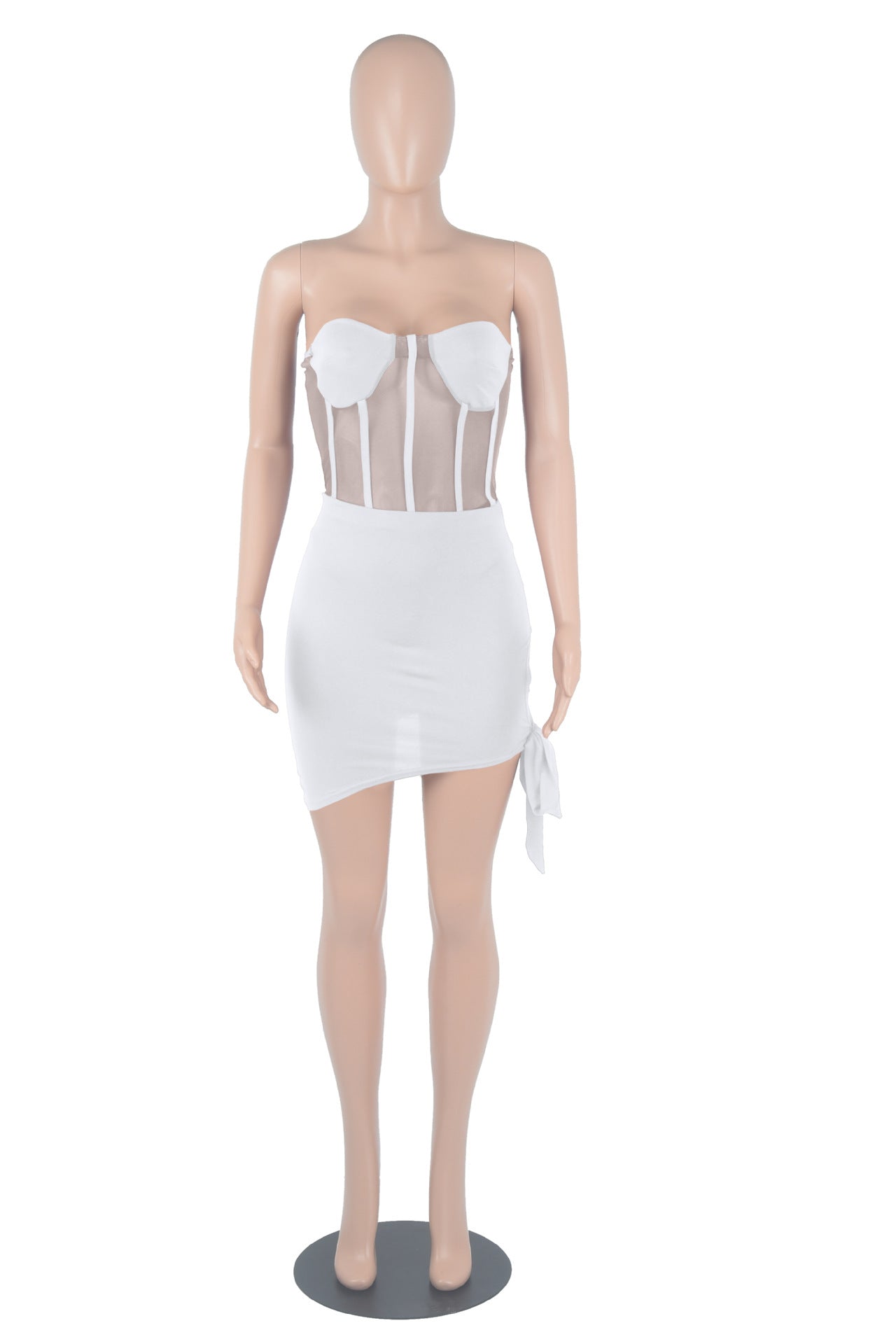 Beyprenn New Chic Corset Jupe Ensemble Deux Pièces Costume Été