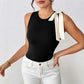 Sleeveless Bow-Knot Bodycon Jumpsuit For Women