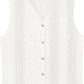 European And American Women's Fashion Sweater Vest Twisted Knitted Short