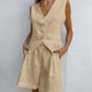 Women's Fashion Temperament Leisure Suit Vest Suit