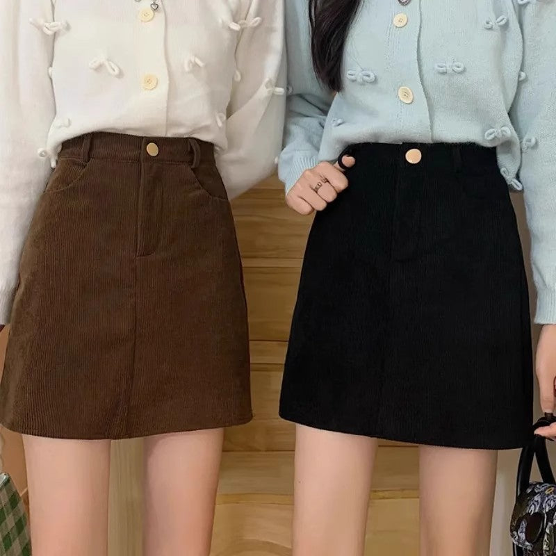 Popular High Waist Slimming Anti-emptied Hip Skirt