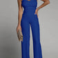 Women's Slim-fit Tube Top Straight Jumpsuit