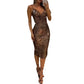 Women's New Light Luxury Sequined Banquet Host Evening Dress