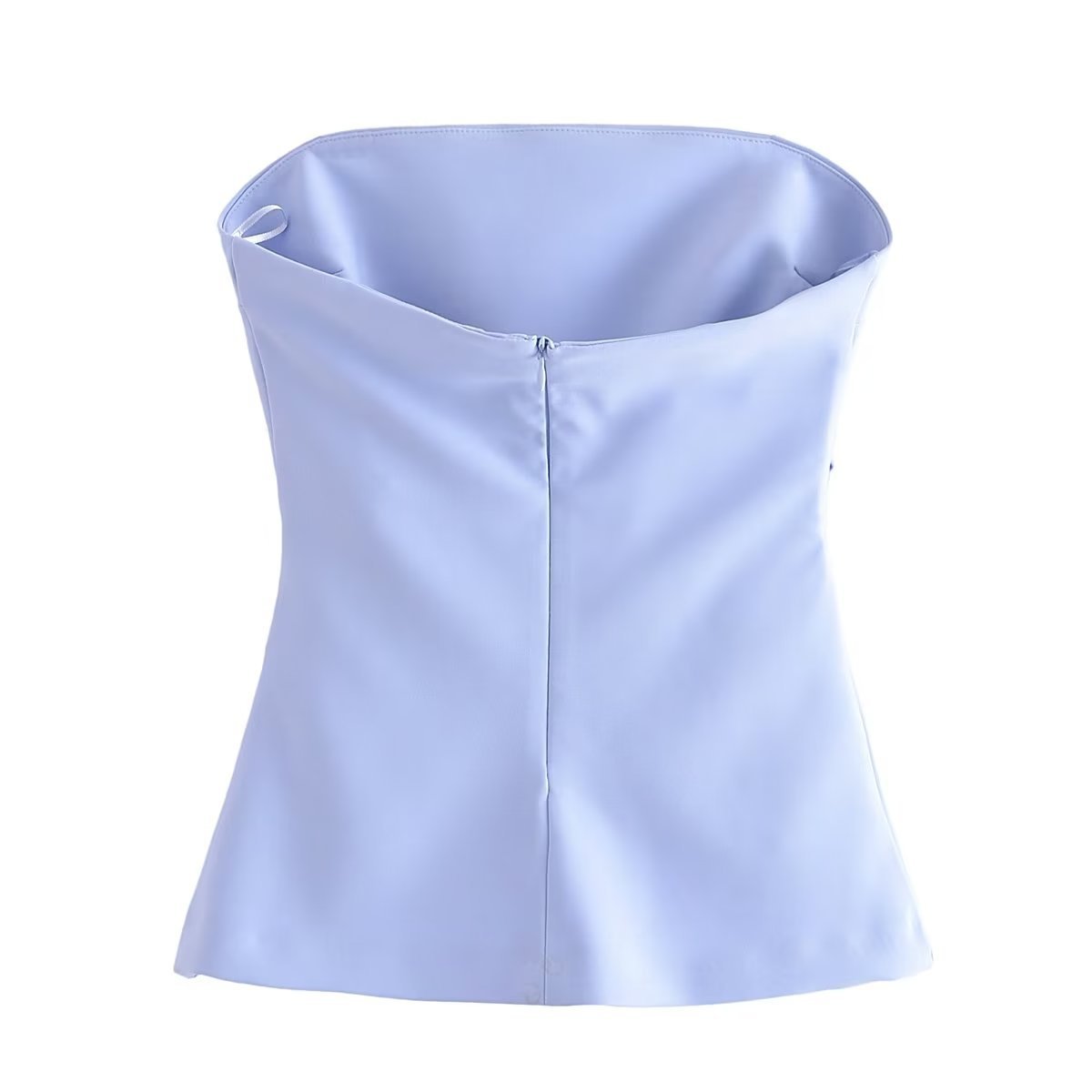 European And American Summer Wind Women's Solid Color Slim Tube Top