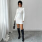 Women's Turtleneck Long Sleeve Dress Sweater