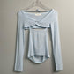 Autumn New Slightly See-through Thin Halter Spaghetti Straps Vest Long Sleeve Shawl Skinny Slimming Sets