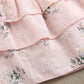 Girl's Cotton Dress With Flower Strap Cake
