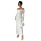 Women's Long-sleeved Sheath Dress
