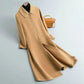 Manteau long en dessous du genou pour femme