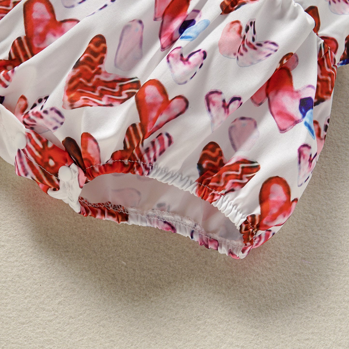 Écharpe porte-bébé rouge à imprimé Love pour fille
