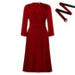 OL Solid Color African Plus Size Dress