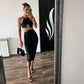 Robe fourreau coupe slim de haute qualité