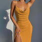 Robe longue en tricot pour femme, style décontracté et tempérament