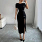 Women's Slim-fit Short-sleeve Dress