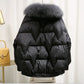 Winter New European Style Loose Goods Match Long Sleeves Cotton-padded Coat Outside