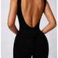 Peach Hip Lifting Sport Yoga Bodysuit Women's Casual