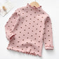 Chemise à manches longues printemps et automne Chemise à manches longues pour enfants Love