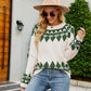 Women's Round Neck Pullover Sweater