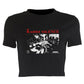 Short Sleeved Letter Printed Women's Top T-shirt