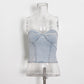 European And American Fashion Stretch Denim Suit
