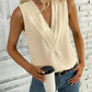 Women's Deep V Design Casual Sleeveless Shirt Top