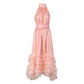 Robe mi-longue moulante à la taille, style français