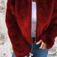 Veste en peluche à col montant tendance pour femme, manteau d'hiver décontracté à col roulé et fermeture éclair, polaire