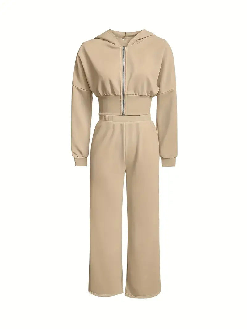 Women's Hooded Cross-border Commuter Two-piece Set