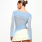 Women's Autumn Solid Color Long-sleeved Off-shoulder Top