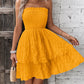 Fashionable Skirt Women Tube Top Slimming Vacation Dress