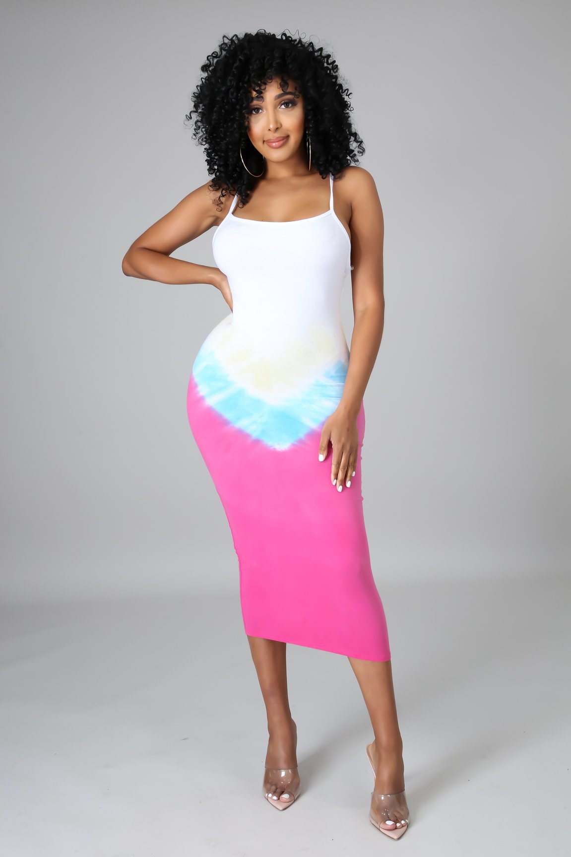 European And American Positioning Printed Casual Dress