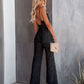 Summer Temperament Women's Lace Jumpsuit Mid-Waist Casual Pants