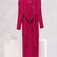 Autumn New Polo Collar Temperament Fake Two-piece Dress