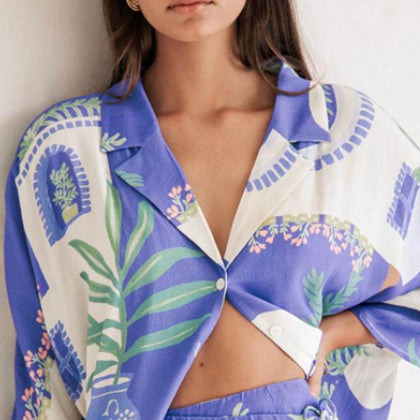 Women's Fashion Casual Printing Suit