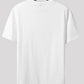 Fashion Ladies White Printed Short Sleeve T-Shirt