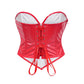 Women's Fashion Zipper Belly Tube Top Corset