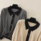 Sweater Slim Polo Shirt Thin Top Bottoming Shirt Tide